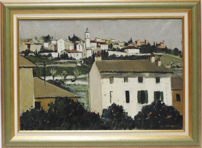null Robert HUMBLOT (1907-1962)

Village de Provence

Huile sur toile

Signée et...