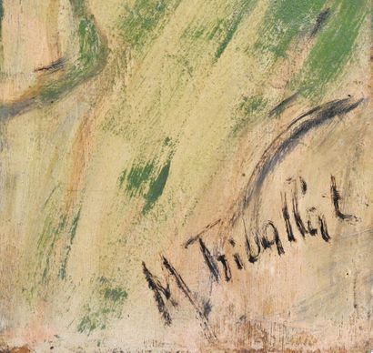 null M. THIBALLAT - XXe siècle

Portrait d'homme à la pipe

Huile sur isorel signée...