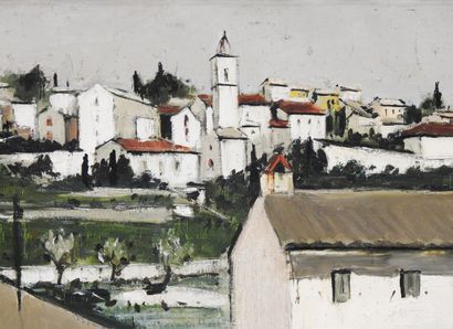 null Robert HUMBLOT (1907-1962)

Village de Provence

Huile sur toile

Signée et...