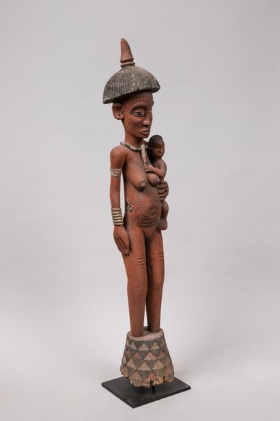 null PENDE, Democratic Republic of Congo.

Wood, polychrome natural pigments (red,...
