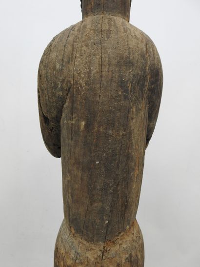 null BAOULE, Ivory Coast.

Wood, thick granular sacrificial patina, 

Large and ancient...