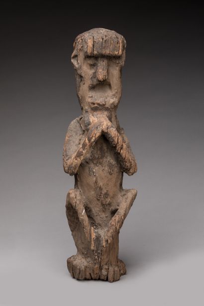 null Keeper of the springs in Namaste, NEPAL.

Eroded wood.

Height: 48.5 cm.

Provenance:...