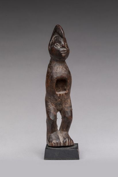 null Miniature magic-religious fetish, TEKE, Democratic Republic of Congo.

Wood,...