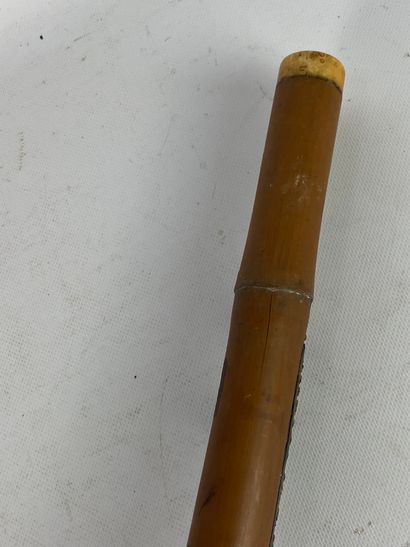 null CHINE.

Ancienne pipe à opium, le tube en bambou, les embouts en os ou ivoire....