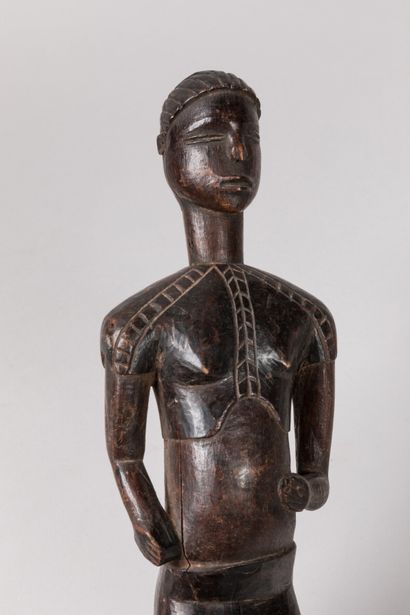null TANZANIA.

Beautiful set of three wooden statues of the main ethnic groups (Makonde,...