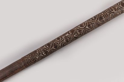 null MIDDLE SEPIK COURSE, Papua New Guinea.

Wood, bamboo, rattan, red cloth, plant...