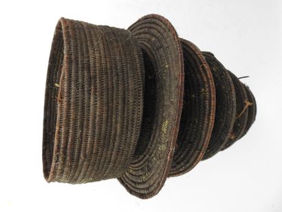 null SENGELE/EKONDA, Democratic Republic of Congo.

Woven basketry, metal.

Botolo"...