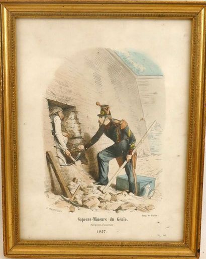 null HARTWICK G. "Soldats de Napoléon en goguette " Huile sur panneau , SBD, 30 X...
