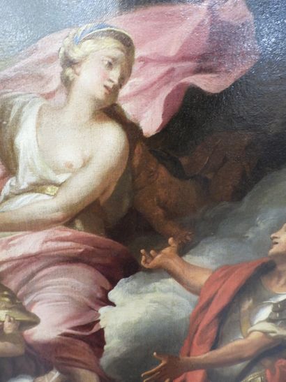 null Attribué à Joseph CHRISTOPHE (1662-1748)

Vénus donnant des armes à Enée. Toile....