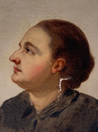 null Gustave BOULANGER (Paris 1824 - 1888)

Portrait de femme vue de profil

Toile

Sans...
