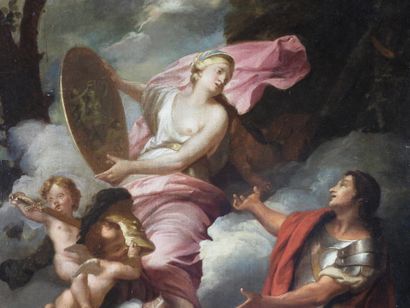 null Attribué à Joseph CHRISTOPHE (1662-1748)

Vénus donnant des armes à Enée. Toile....