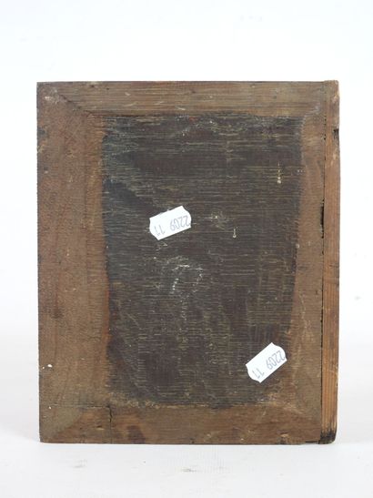 null In the style of Franz POURBUS: Portrait of a man. Oak panel. (fragment). 18.5...