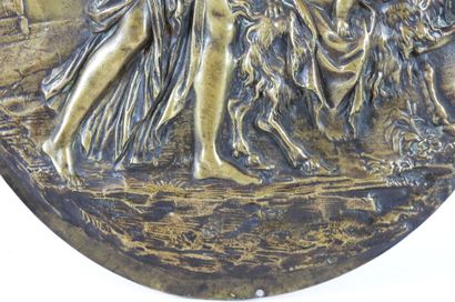 null Oval bronze plaque representing a bacchanalian scene


After Claude Michel CLODION...
