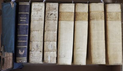 null 8 volumes du XVIIIe s., dont :  GAVANTO Thesorus Sacrorum Rituum 1737 (4 vo...