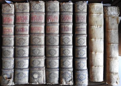 null 8 volumes in-folio, dont :  SYLVII Commentarii [] S. Thomæ Aquinatis 1698 (6...