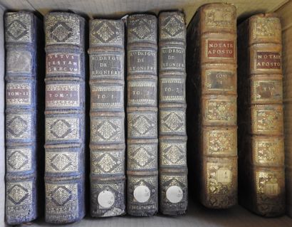 7 volumes in-4°, dont :  BRUNET Le Parfait...