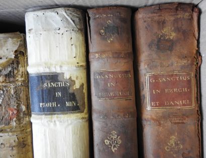 null 7 volumes in-folio des XVIIe & XVIIIes. dont :  GRENADE,  Droit Canon,  Saint...