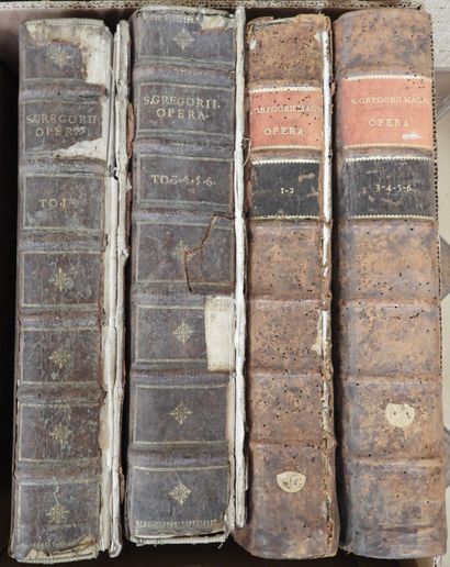 4 volumes in-folio du XVIIe s., dont :  Saint...
