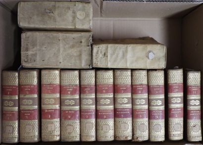 14 volumes in-8°, dont :  BENOÎT XIV. OEuvres...