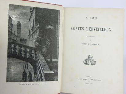 null HAUFF : Contes merveilleux. Traduction de Louis de Hessem. Tours, Mame, 1893....