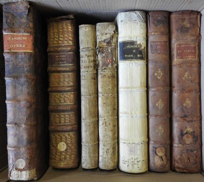 7 volumes in-folio des XVIIe & XVIIIes. dont :...