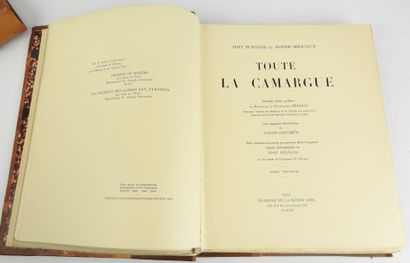 null BURNAND & OBERTHUR : Toute la Camargue. 150 illustrations de Joseph Oberthur....