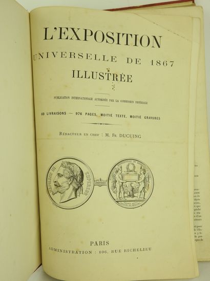null L'exposition universelle de 1867 illustrée. Paris, Administration. In grand...