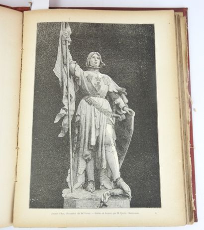 null TROIS VOLUMES cartonnage rouge :



- Marcel POULLIN : Histoire de Jeanne d'Arc....