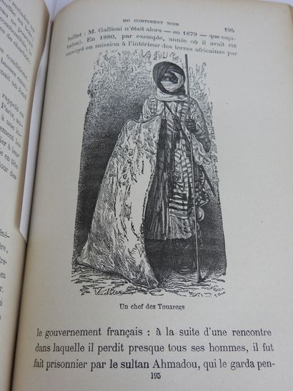 null DESPLANTES : Les explorateurs français du continent noir. Limoges, Eugène Ardant....