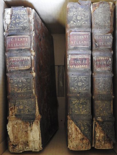 BELLARMIN Disputationes 1608. 3 volumes ...