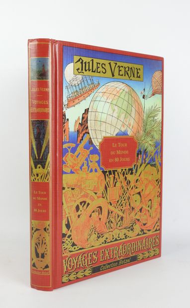 null Jules VERNE : Le tour du monde en quatre-vingts jours. Paris, Edition Delville,...