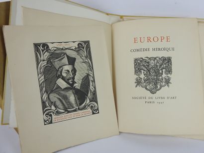 null EUROPE Comédie héroïque du Cardinal de Richelieu. Société du Livre d'Art, 1947....