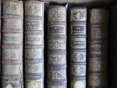 null 15 volumes in-4° & in-12, dont :  Catéchisme du diocèse de Bazas 1790, + br...