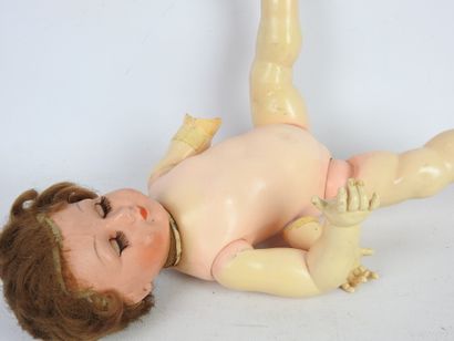 null RAYNAL: Plastic doll. Length: 50 cm. Accidents.
