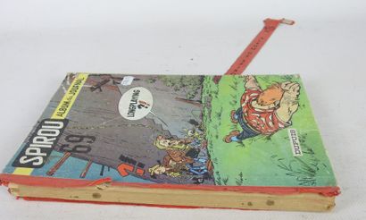 null SPIROU Album of the newspaper. Edition Dupuis. 21st year 1958. Worn.