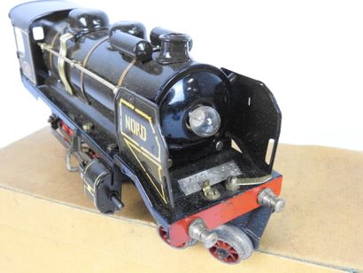 null JEP Unis France : North locomotive in painted metal, ref 5267. Bass-Volt Engine...
