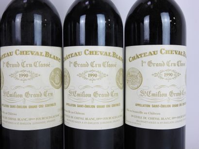 null 6 bottles Château Cheval Blanc. 1er Grand Cru Classé. Saint-Emilion Grand Cru....