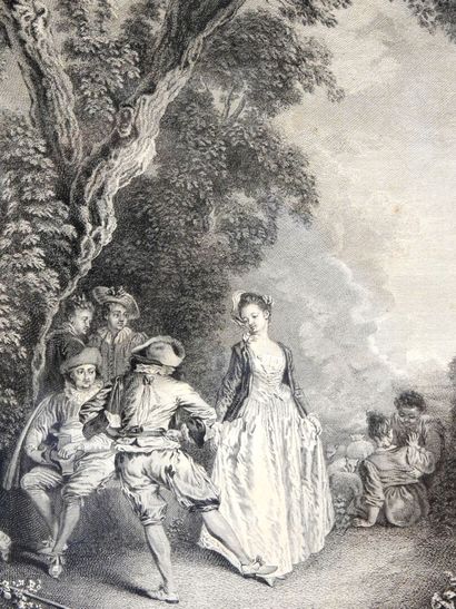 null Antoine WATTEAU (1684-1721) after

The Peasant Dance

Engraving.

Engraved by...