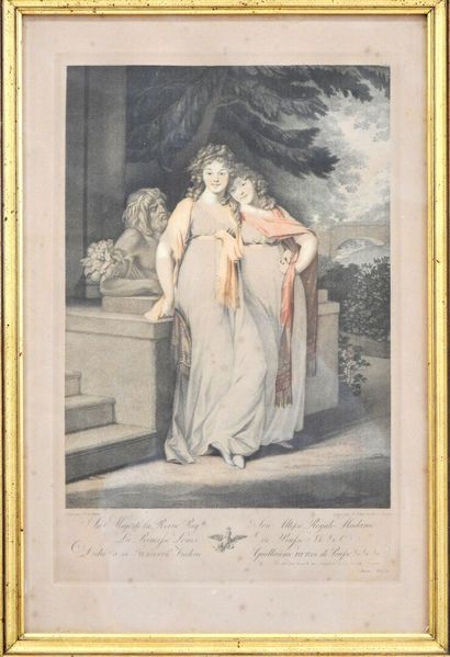 null F. FISCHBEIN d'après 

La reine Régente de Prusse et S.A.R. la Princesse Louis...