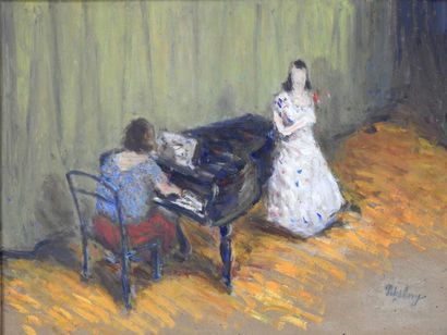 null Robert PIKELNY (1904-1986)

The recital.

Oil on board signed lower right, located...