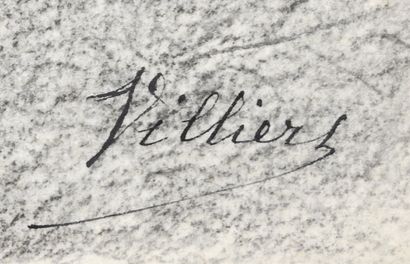 null BELLIER de VILLIERS (baron)

Chien de chasse

Fusain

25 x 36 cm

Signé en bas...