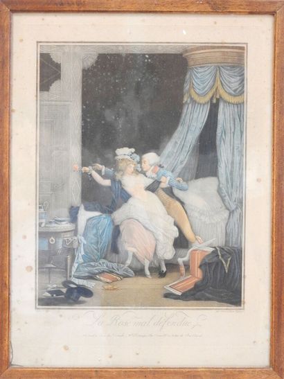 null Philibert-Louis DEBUCOURT (1755-1832) d'après

La Rose mal défendue

Gravure...