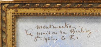 null Gustave RENDU- XXeme

Montmartre, la maison de Berlioz. 

Aquarelle.

Signée...