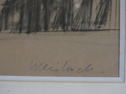 null Claude WEISBUCH (1927-2014) : Venise. Lithographie. N°92/280. Signé en bas à...