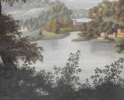 null French school XVIII eme

Landscape with a lake

Oil on canvas

41.5 x 29 cm

Restorations

Beautiful...