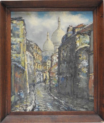 Raymond BESSE (1899-1969)

Rue Ste Rustique.

Oil...