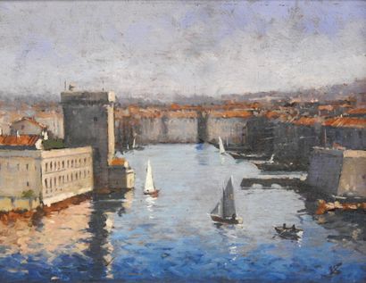 null Modern school - XX eme

The port of Marseille

Oil on panel

15 x 21 cm