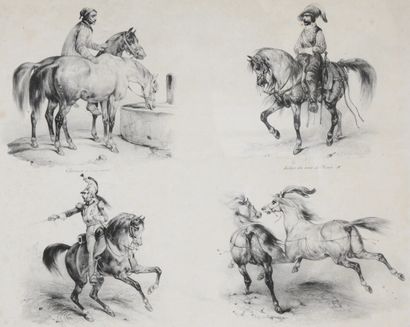 null Victor ADAM after 

Studies of horses

The smuggler, horses at the trough, dying...