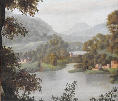 null French school XVIII eme

Landscape with a lake

Oil on canvas

41.5 x 29 cm

Restorations

Beautiful...