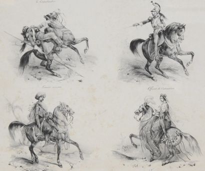 null Victor ADAM after 

Studies of horses

The smuggler, horses at the trough, dying...